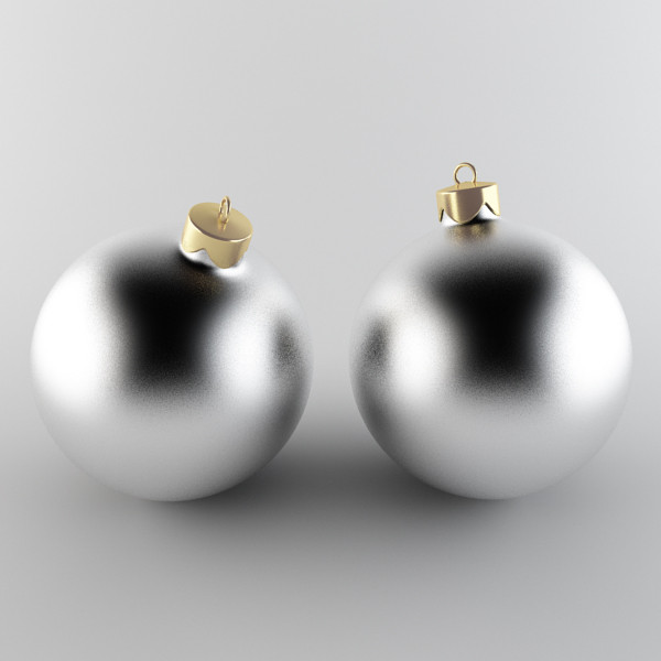 max christmas ball - Christmas Ball White by happy3D